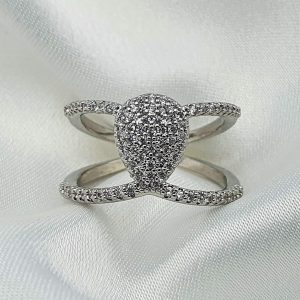 D0035 ΔΑΧΤΥΛΙΔΙ ΔΑΚΡΥ ΛΕΥΚΟ ΖΙΡΓΚΟΝ